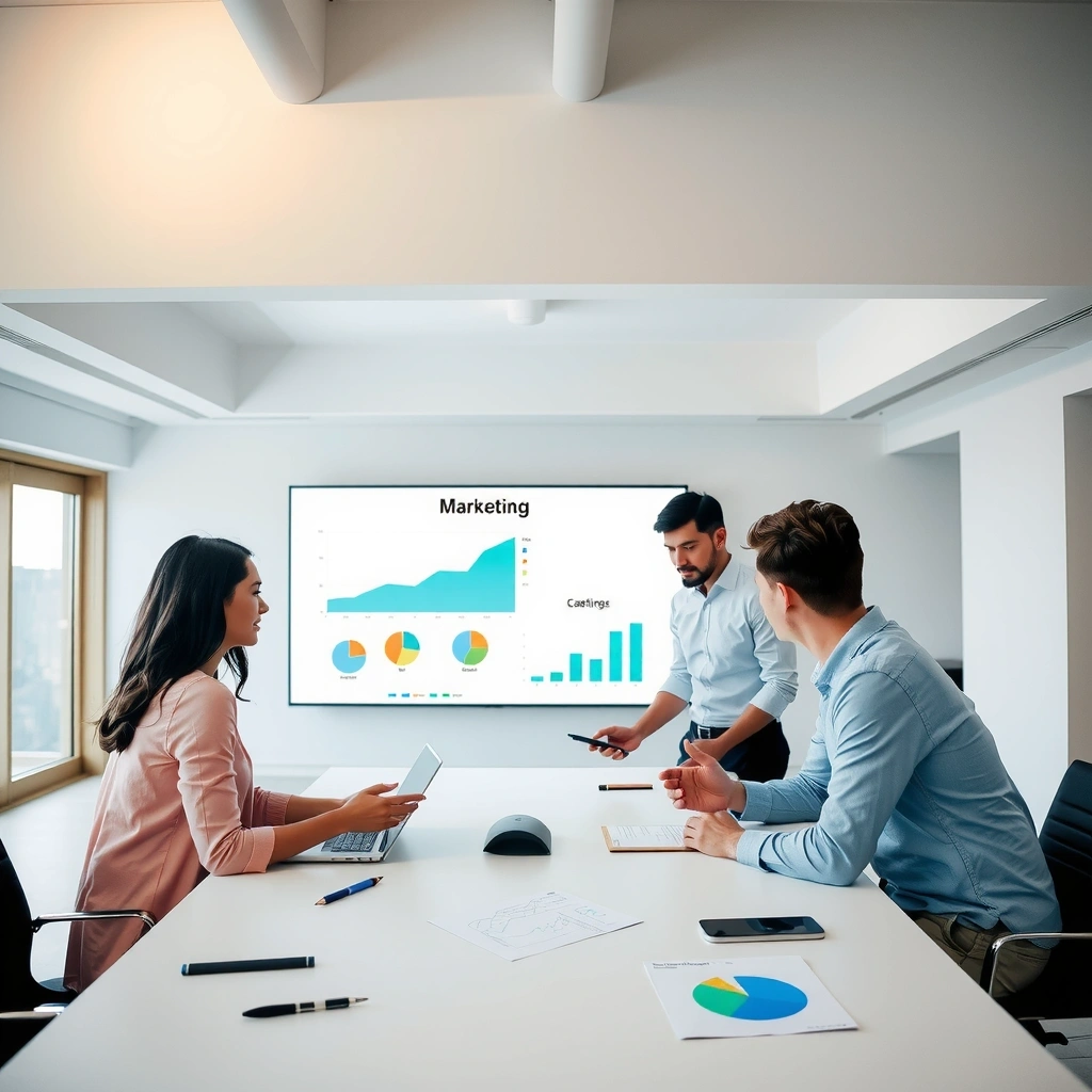 Marketing strategy planning session